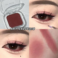 ART VALUE Single Color Eye shadow Shimmer Matte Delicate Long-lasting Makeup High Gloss Brightening Silkworm Eyeshadow Palette Qme 05