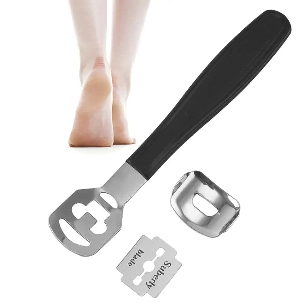 Stainless Steel Callus Shaver Remover Blade Pedicure Razor Feet Hands Qme