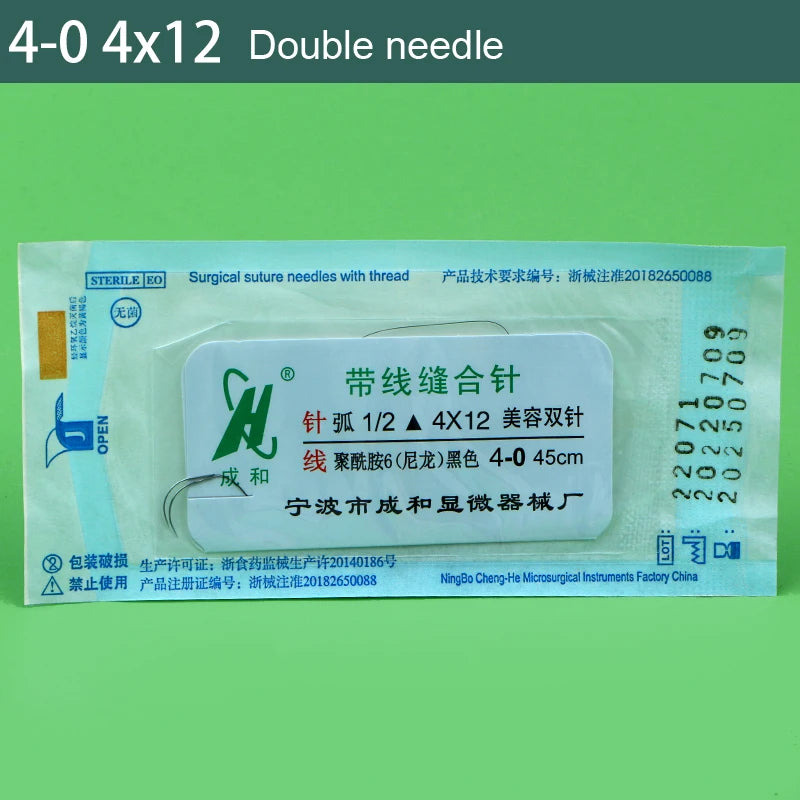 Thread Suture Needle Non-absorbable Oral Double Eyelid Surgery Tool Qme