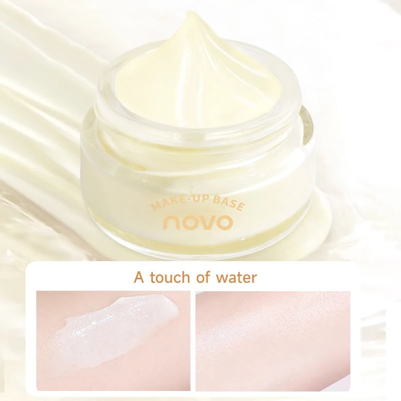 Hydrating Facial Primer Cream,Long-Lasting Smooth Base And Brightening, Non-Greasy, Gentle & Oil Control Concealer Qme