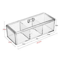 Cotton Pad Storage Box Desktop Acrylic Organizer Transparent Cosmetic Qme B