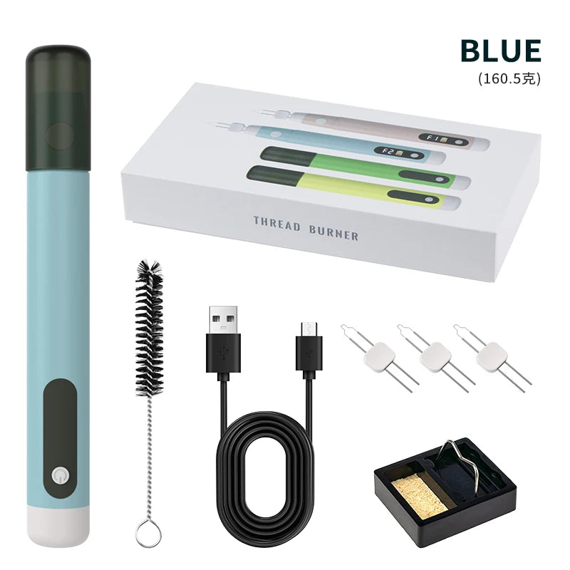 Handheld Soldering Wax Pen Beading Quick Wire Burning Heat Jewelry Qme Blue