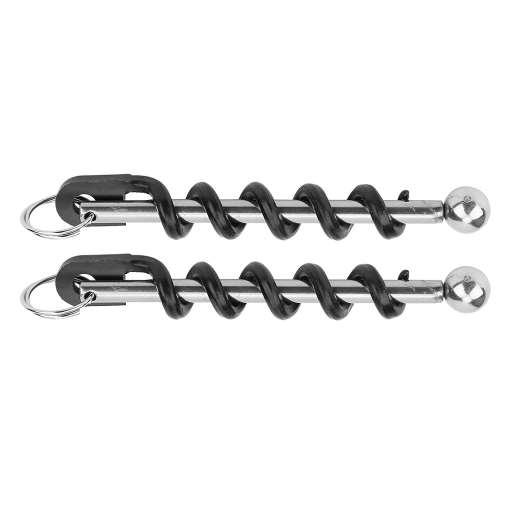 2PCS Portable Stainless Steel Wine Bottle Opener Beer Corkscrew Black Bar Tool Kitchen Accessories Party Supplies Qme