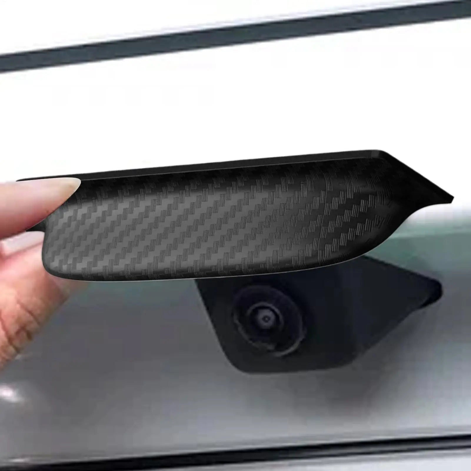 For Car Reversing Camera Rain Cover Backup Camera Cover 360 Degree View Anti-Rain Cover For Dust Protection Safety black/White Qme