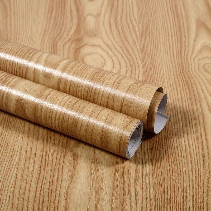 X 3M Furniture Renovation Stickers Self-adhesive Wood Grain Wallpaper