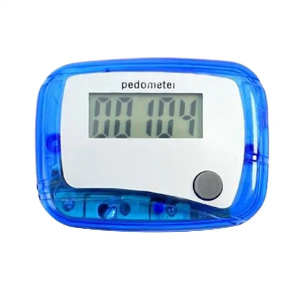 Pedometer for Walking Portable Clipping Walk Meter Senior Steps Counter for Sports Running Training Hiking Backpacking Travel Qme Blue