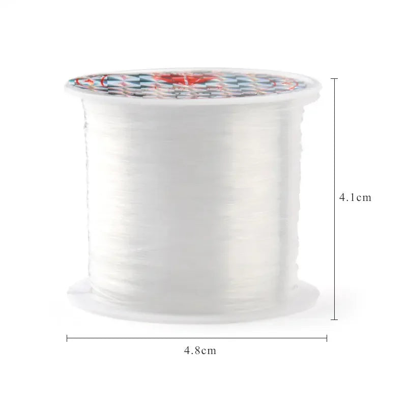 0.25mm/0.3mm/0.35mm/0.4mm/0.45mm/0.5mm/0.6mm/0.7mm Non-Stretch Nylon String Beading Thread Fish Line Wire Cord For Jewelry DIY Qme