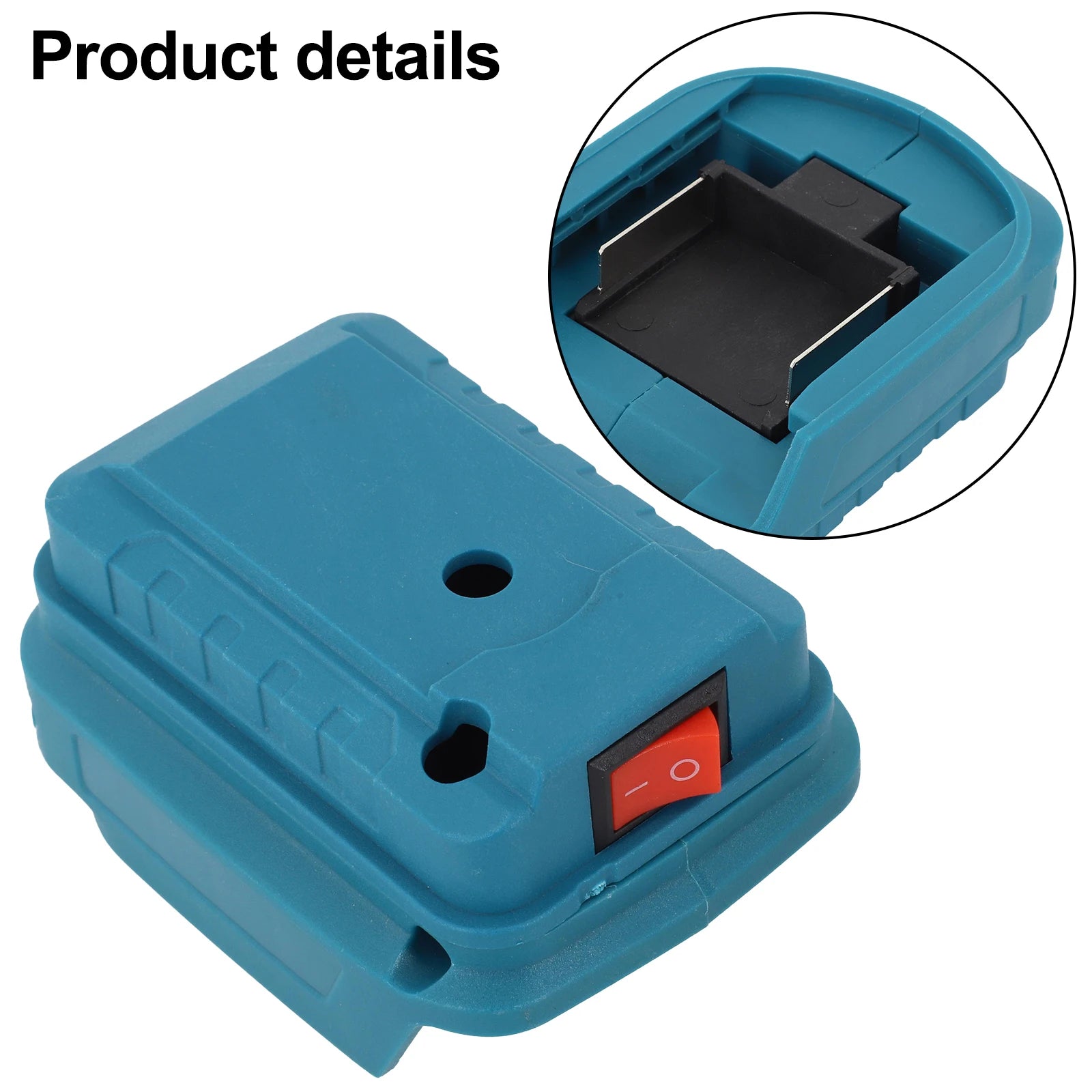 1 X Plastic Battery Adapter Connector Terminal Block For BL1830 BL1860 BL1815 Electric Tools For Maki-ta Lithium Battery Qme