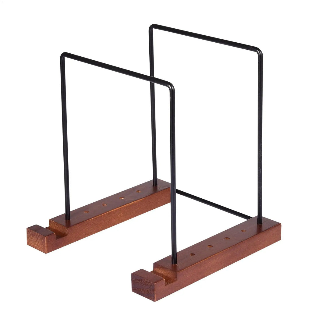 Record Table Stand Tabletop Wooden Space Saving Display Shelf Home Qme