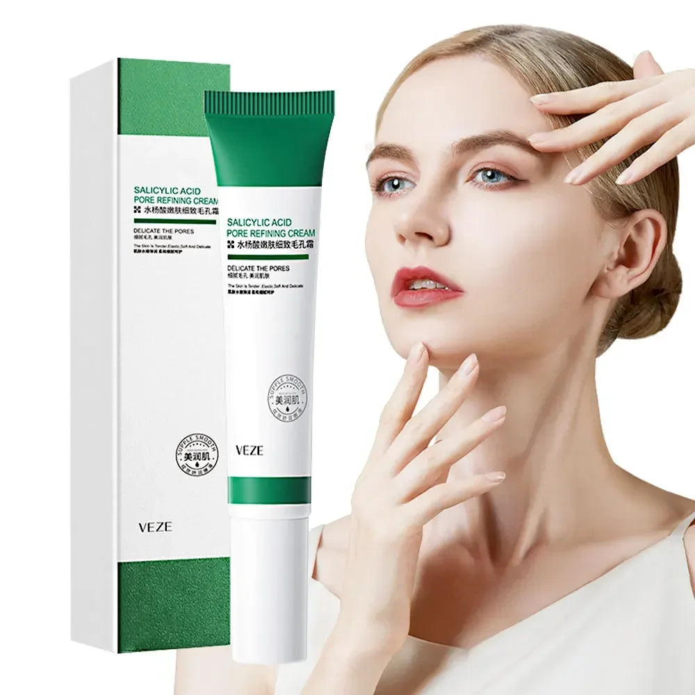 Salicylic Acid Pores Shrink Cream Refining Large Pore Improve Face Qme