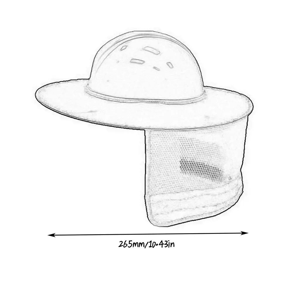 2PCS Sunshade Outdoor Construction Safety Hard Hat Sun Shade Neck Shield Reflective Stripe Protective Helmets Shield Qme