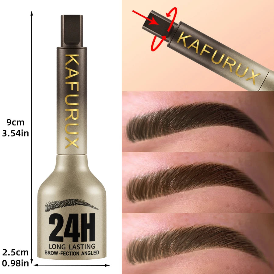 3D Dye Eyebrow Pencil Hairling Anti-smudge Waterproof Long Lasting Qme