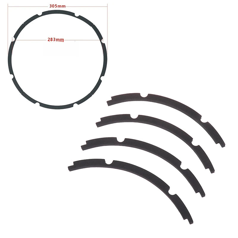 Rubber Speaker Repair Parts Foam Edge Rings Horn Press Gasket Qme 12inch