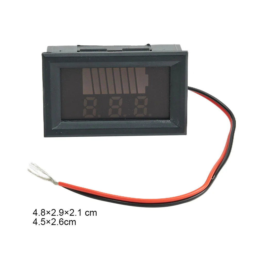 1 Pc Voltmeter 12-72V Car Marine Motorcycle Digital Voltmeter Voltage Meter Battery Gauge Voltmeter Tester Monitor Power Tool Qme