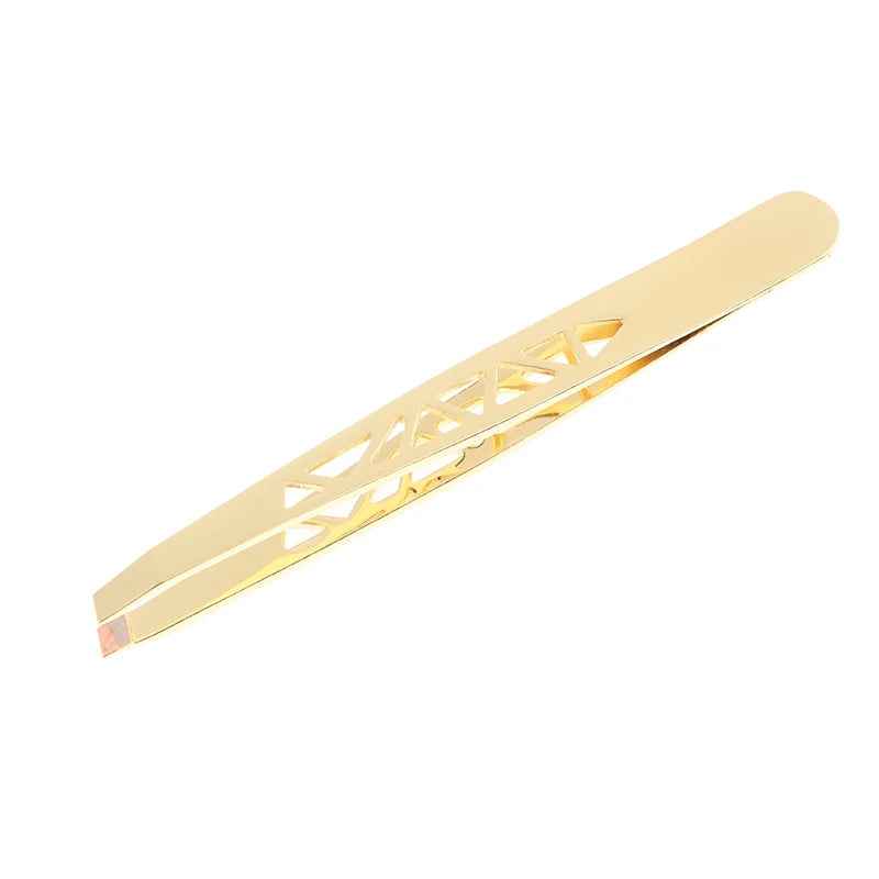 Professional Tweezers Perfect Eyebrow Hair Removal Splinter Ingrown Qme Gold