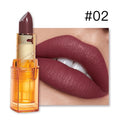 JUJU DREAM Amber Transparent Tube Matte Lipstick Retro Grape Purple Qme 02