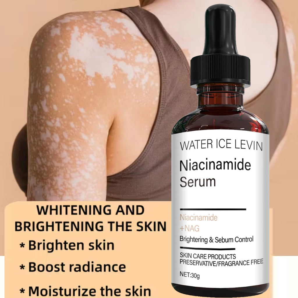 Niacinamide Serum with Bee Venom & Collagen for Brighter, Oil-Control Skin - Preservative & Fragrance-Free Formula. Qme
