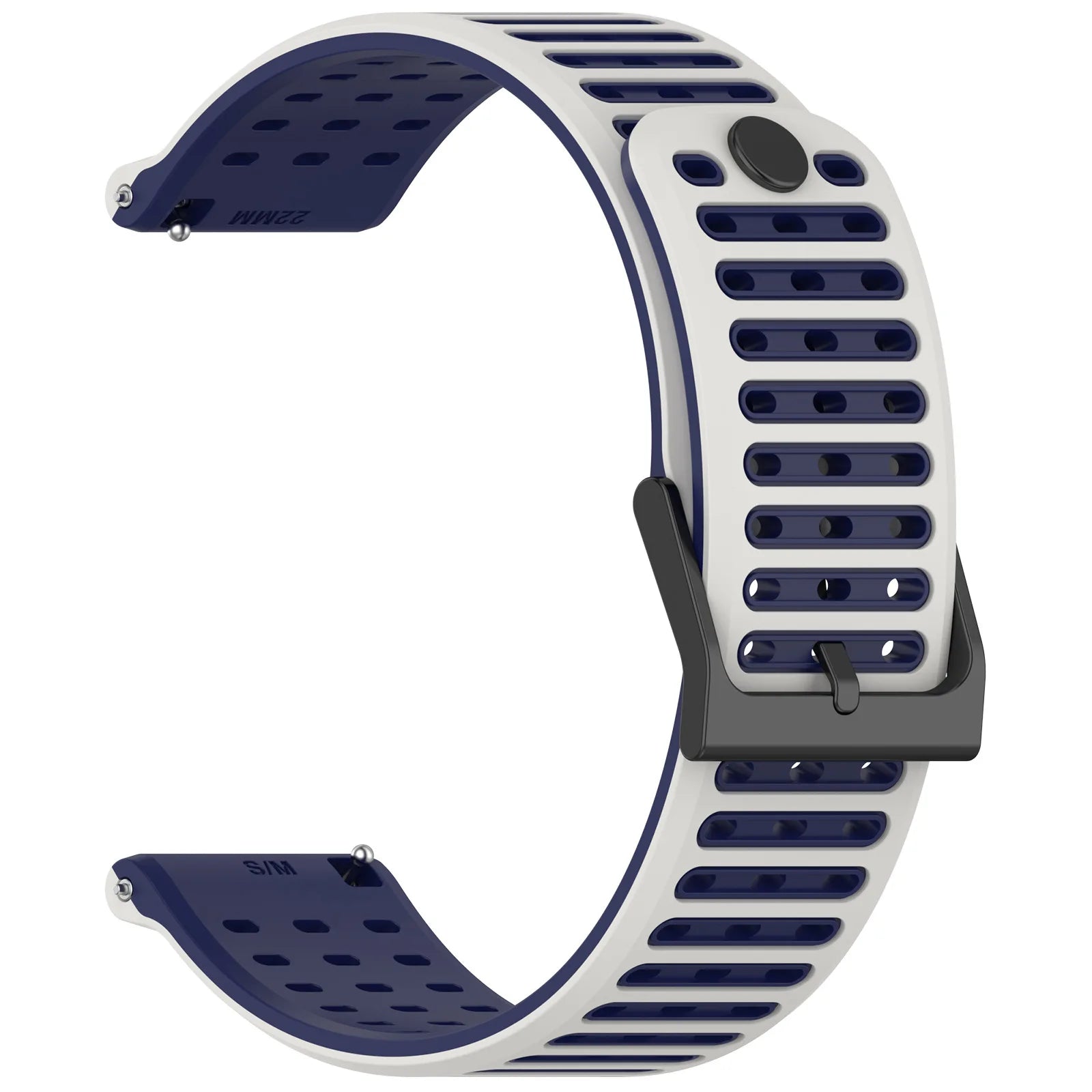 22mm Wristband For Suunto Vertical 2/RACE 2 Two-Tone Silicone Strap for Honor GS3 Replacement Band Bracelet for Honor watch 4pro Qme W 22mm Universal band