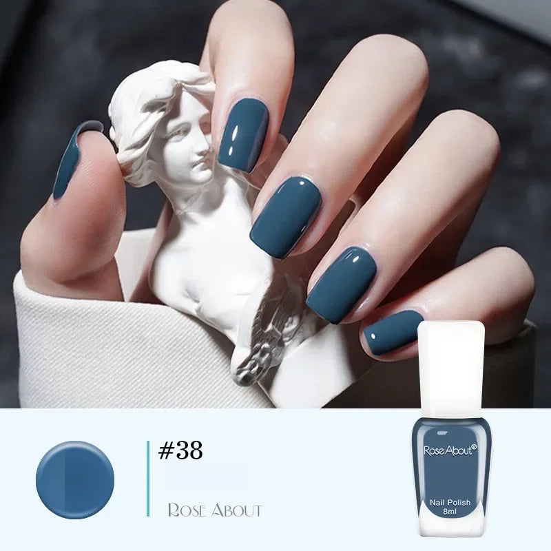 40 Colors Nail Gel No Bake Water-based Polish Glitter Sequins