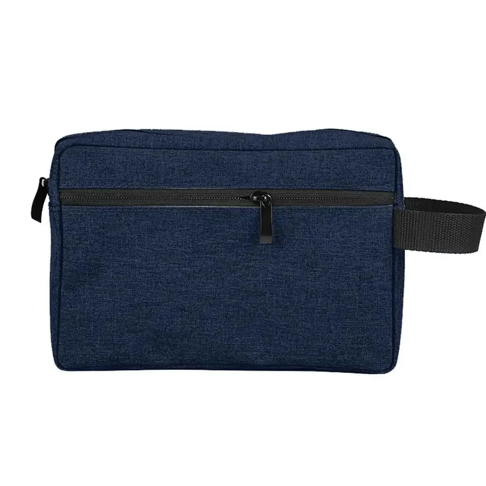 Waterproof Travel Toiletry Bag for Men Women Cosmetic Makeup Organizer Case Beauty Wash Pouch Handbag Gym Essentials Qme Dark Blue