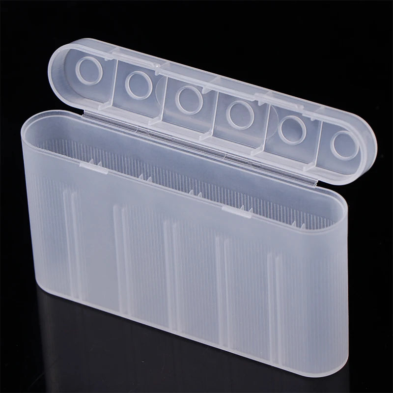 DIY Accessories 6 Slot Waterproof Storage Box 18650 Batteries Qme