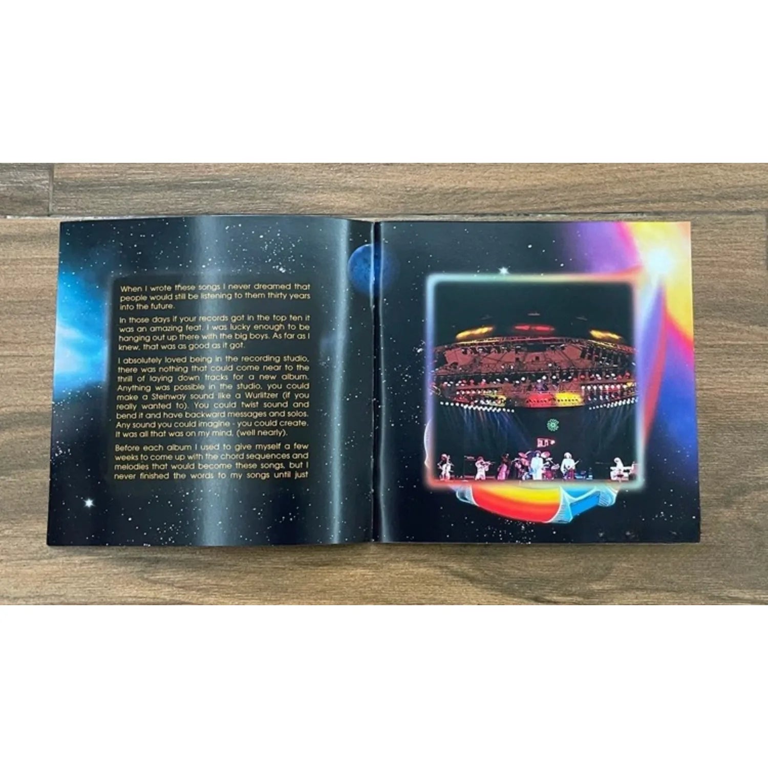 Progressive Symphonic Rock Greatest Hits Audio Disc, Vintage Space Sci-Fi Themed Rock Disc for Car Audio Player Collection Qme