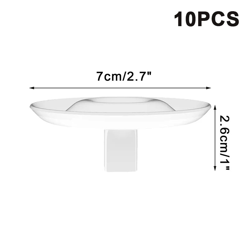 5/10pcs Hydroponic Floating Floral Holder Floating Flower Stem Holder Transparent Stem Display Arranger Organizer Tool Qme A3
