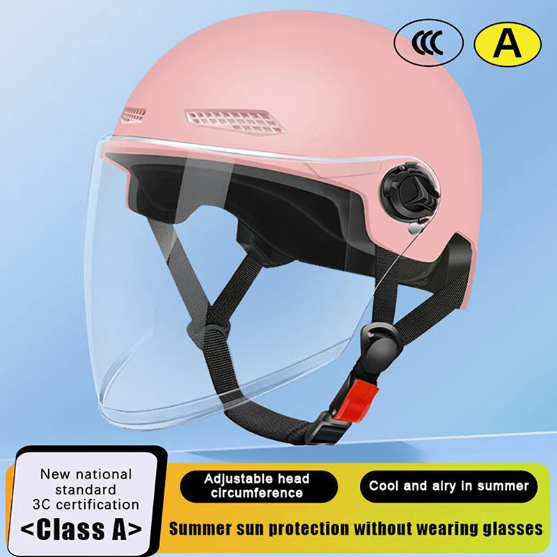 3C Certified Men's Women's Adult Cartoon Electric Bicycle Motorcycle Qme Pink B