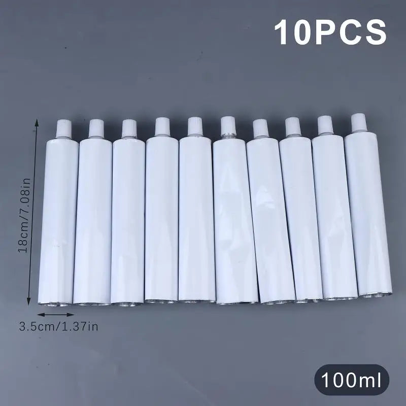 Empty Aluminum Paint Tubes 30 60 Storing Acrylic Watercolors Gouaches Qme A3