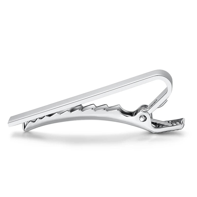 Tie Clip Men Metal Copper Simple Bar Clasp Practical Necktie Qme
