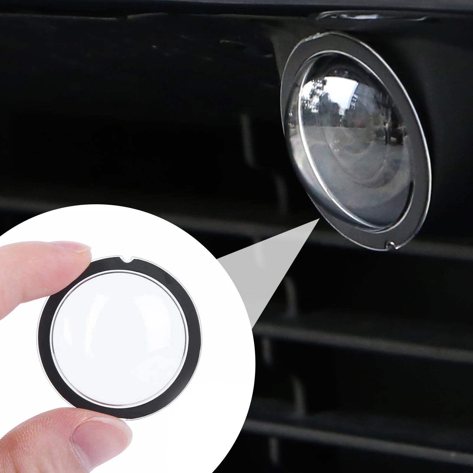 2Pcs Anti-Scratch Lens Protector PC Protective Cover Camera Lens Protection Cover for Tesla Model Y Juniper/Model YL 25-26 Qme