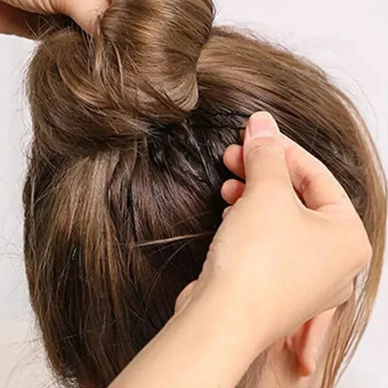 50/200Pcs New Women Hair Waved U-Shaped Bobby Pin Barrette Salon Grip Clip Bridal Hairpins Black Metal Hair Accessories for Bun Qme