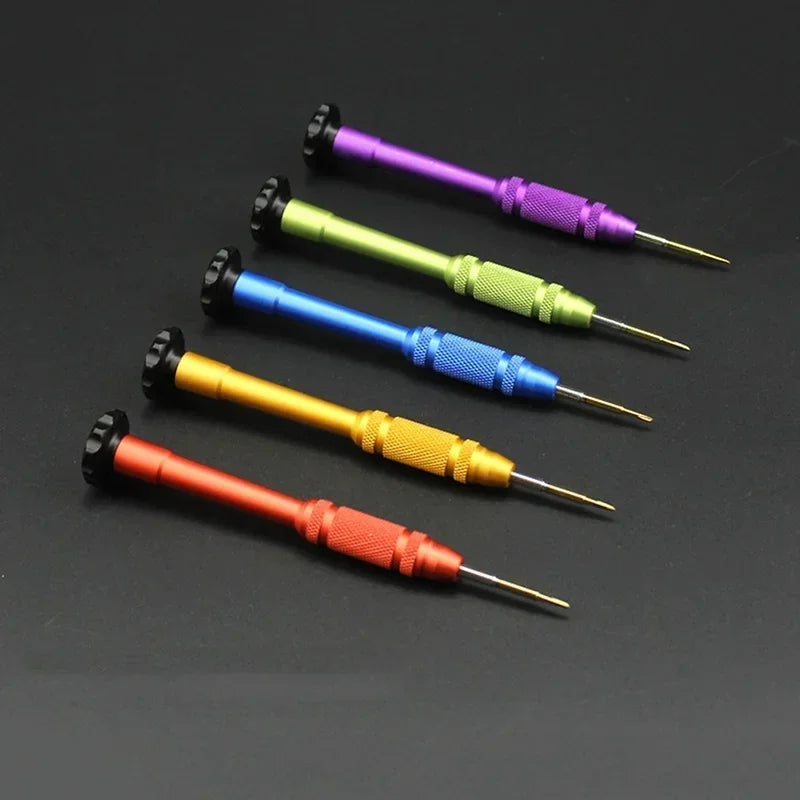 0.6 Tri Point Screwdriver Repair Triwing Tool Practical Household Small Tool Metal Mini Screwdriver Random Color Qme