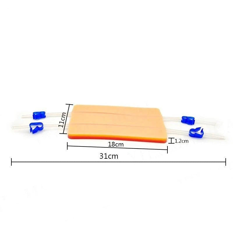Simulation Human Skin Tear Resistant Portable Suture Training Model Qme A1