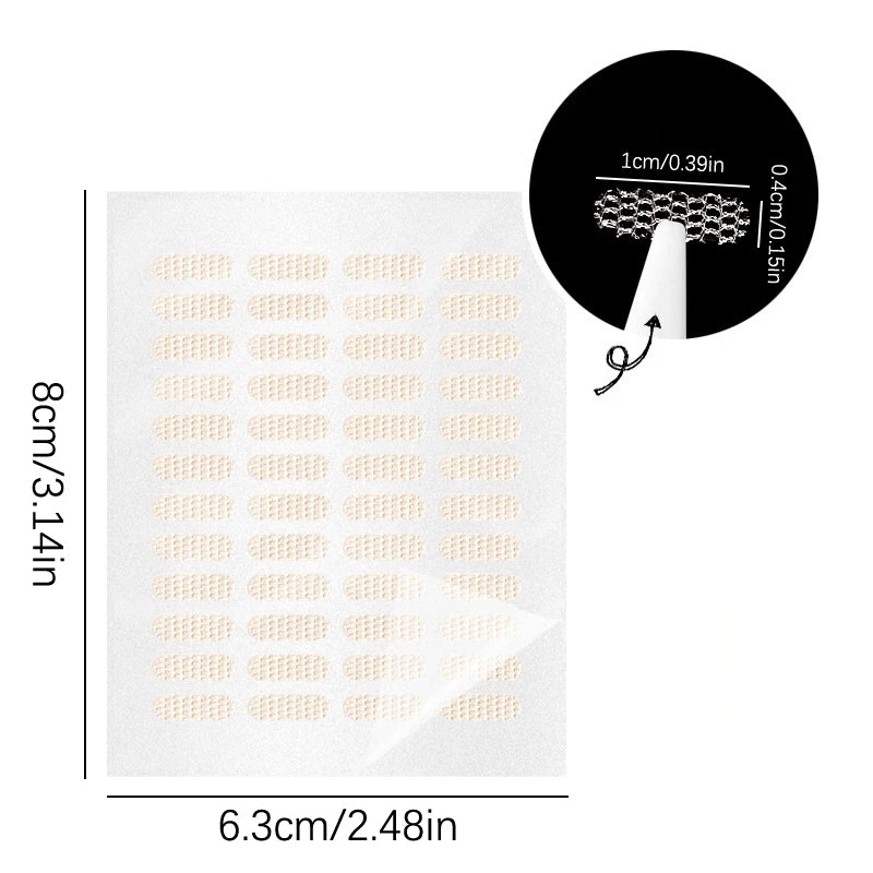 Natural Eye-lift Self-adhesive Mesh-lace Eyelid Tapes Stickers Women Qme