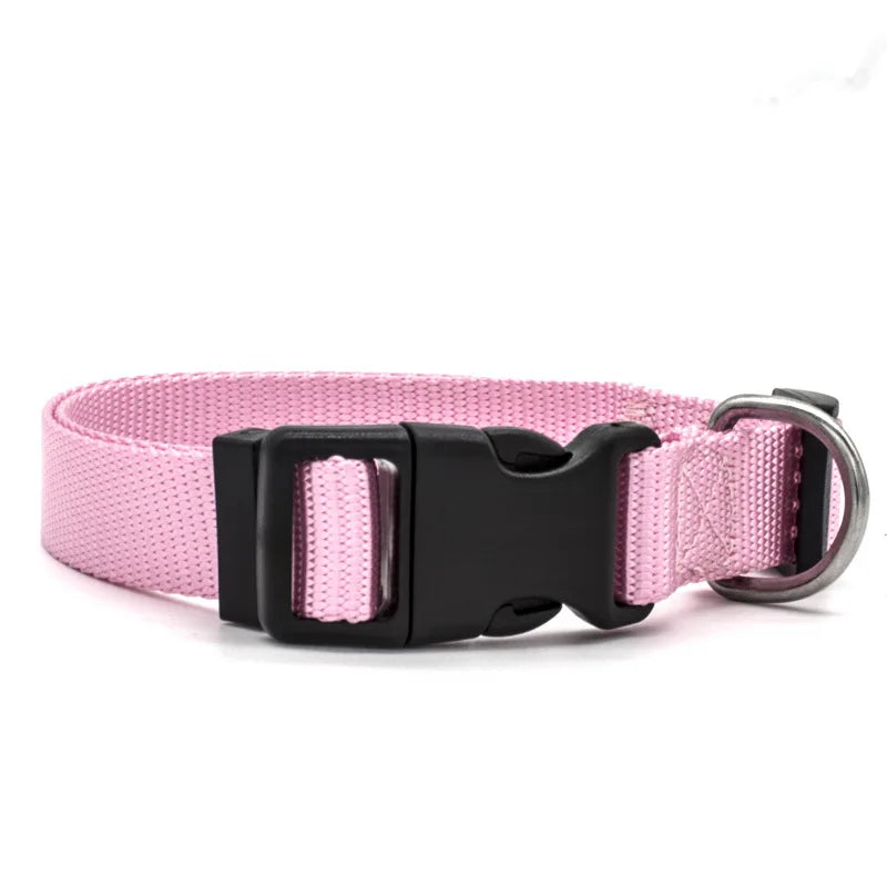 A Adjustable Pet Collars Nylon Puppy Kitten Collar Strong And Durable Neck Band Suitable For Small And Medium Dogs And Cats Qme