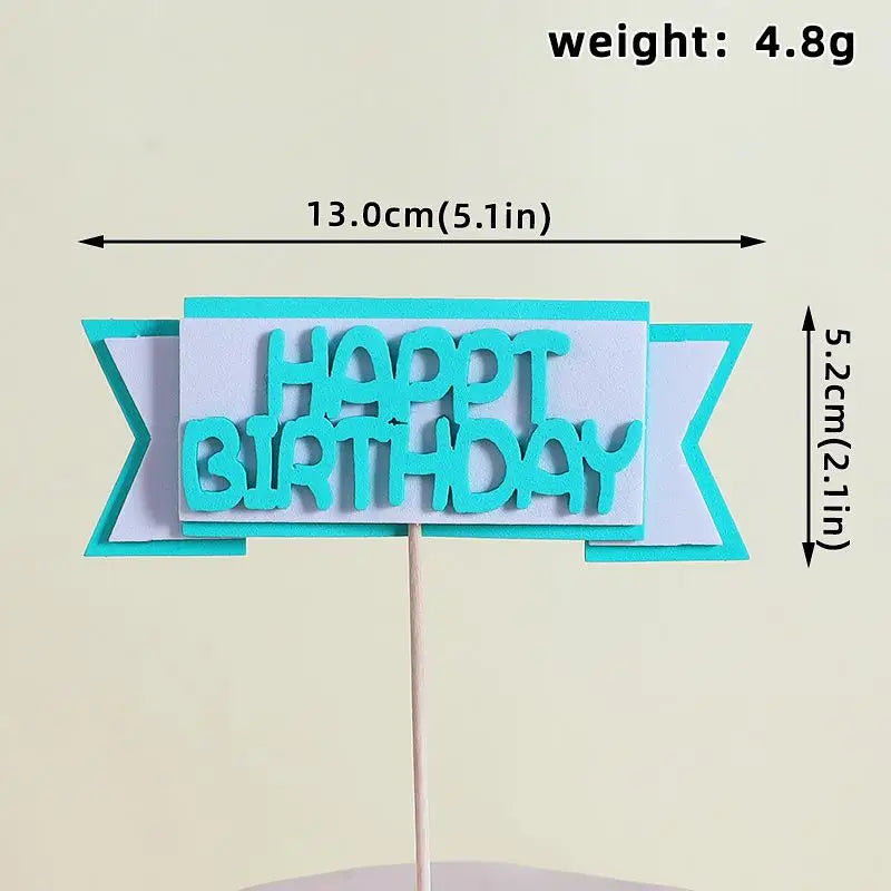 Blue Pink Air Balloon Cake Topper Gender Reveal Party Decoration Kids Qme A22