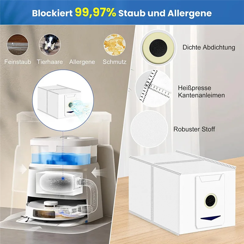 A02F-For ECOVACS DEEBOT Robot Vacuum Cleaner Roller Brush Filters Cloths Side Brushes Dust Bags Robot Vacuum Cleaner Accessory S Qme