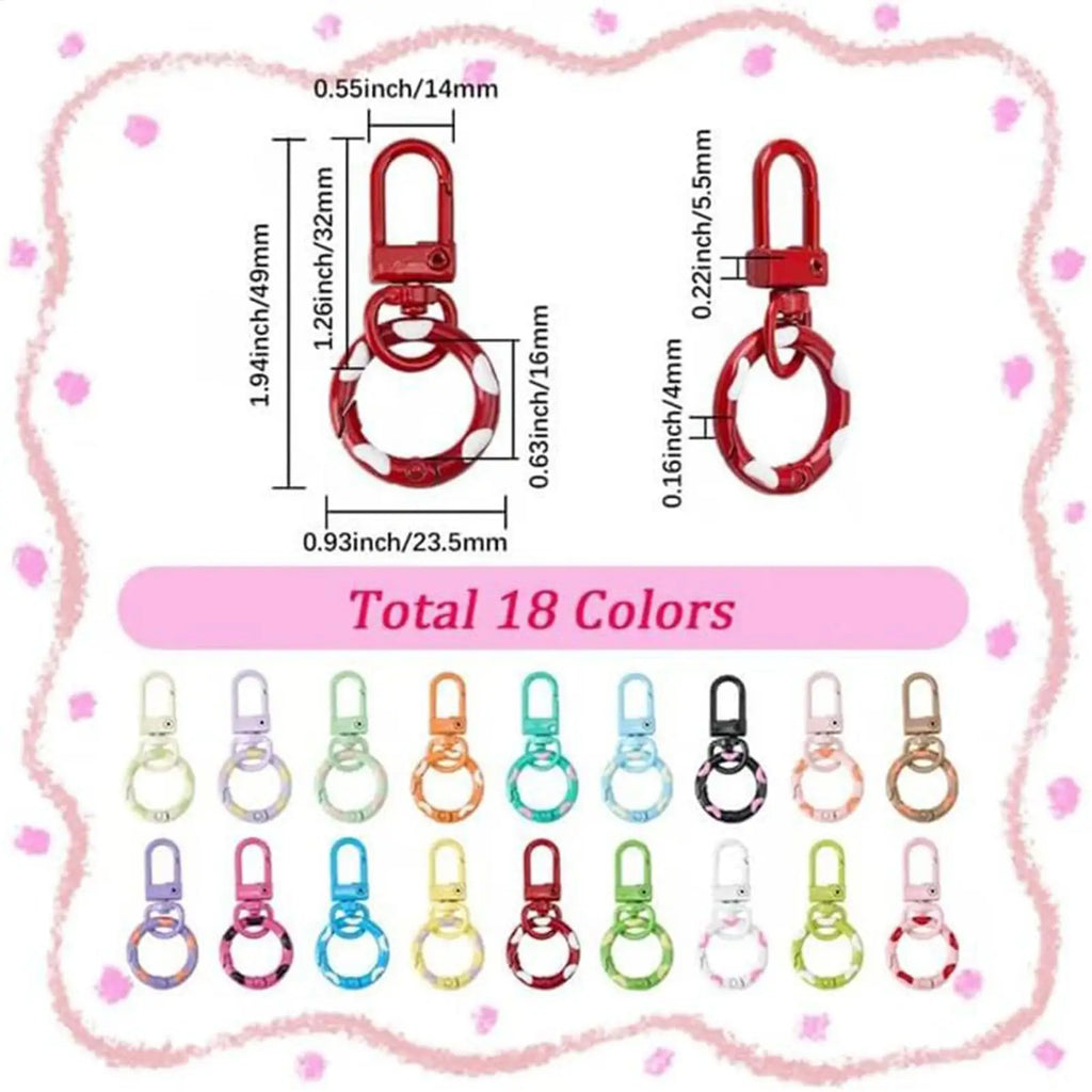 Lobster Claw Clasps Jewelry Making 18 Portable Purse Pendant Wallet Qme