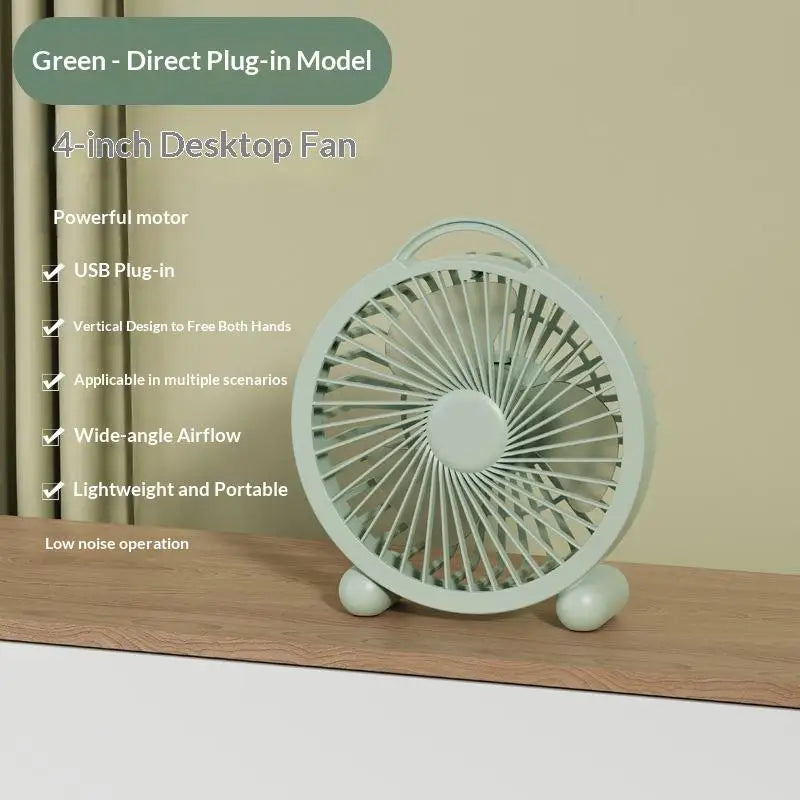 Portable Handheld Mini Fan Foldable Neck Hanging Fans 5 Speed USB Qme one size C2