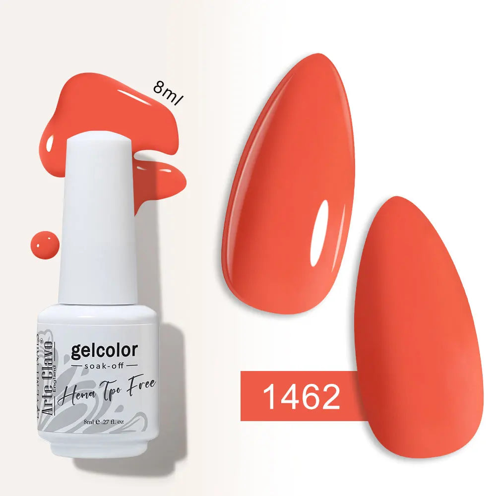 Arte Clavo Semi-permanent Gel Nail Varnish 180 Colors Semipermanent Qme
