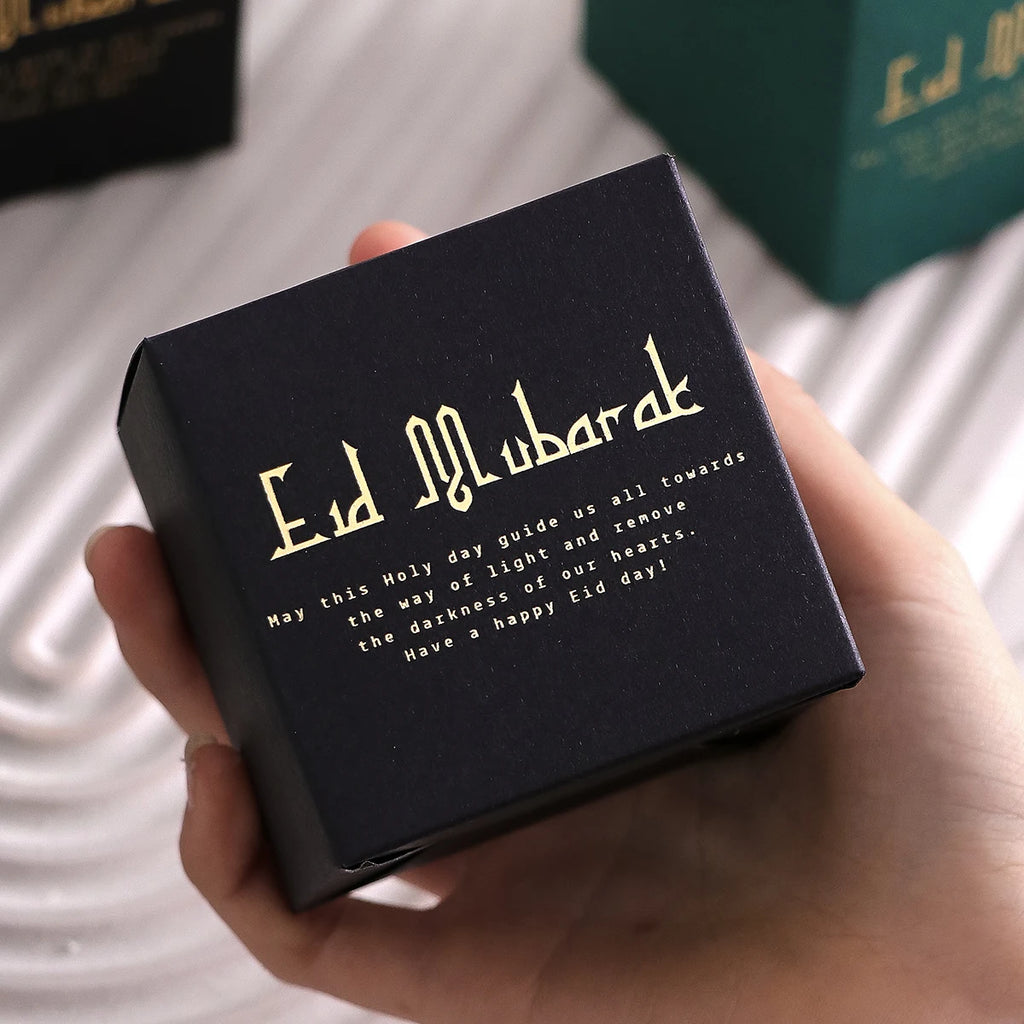 10Pack Eid Mubarak Gift Boxes, Perfect for Candies, Chocolates and Small Gifts, Ramadan Gift Boxes Islamic Muslim Festival Happy Qme