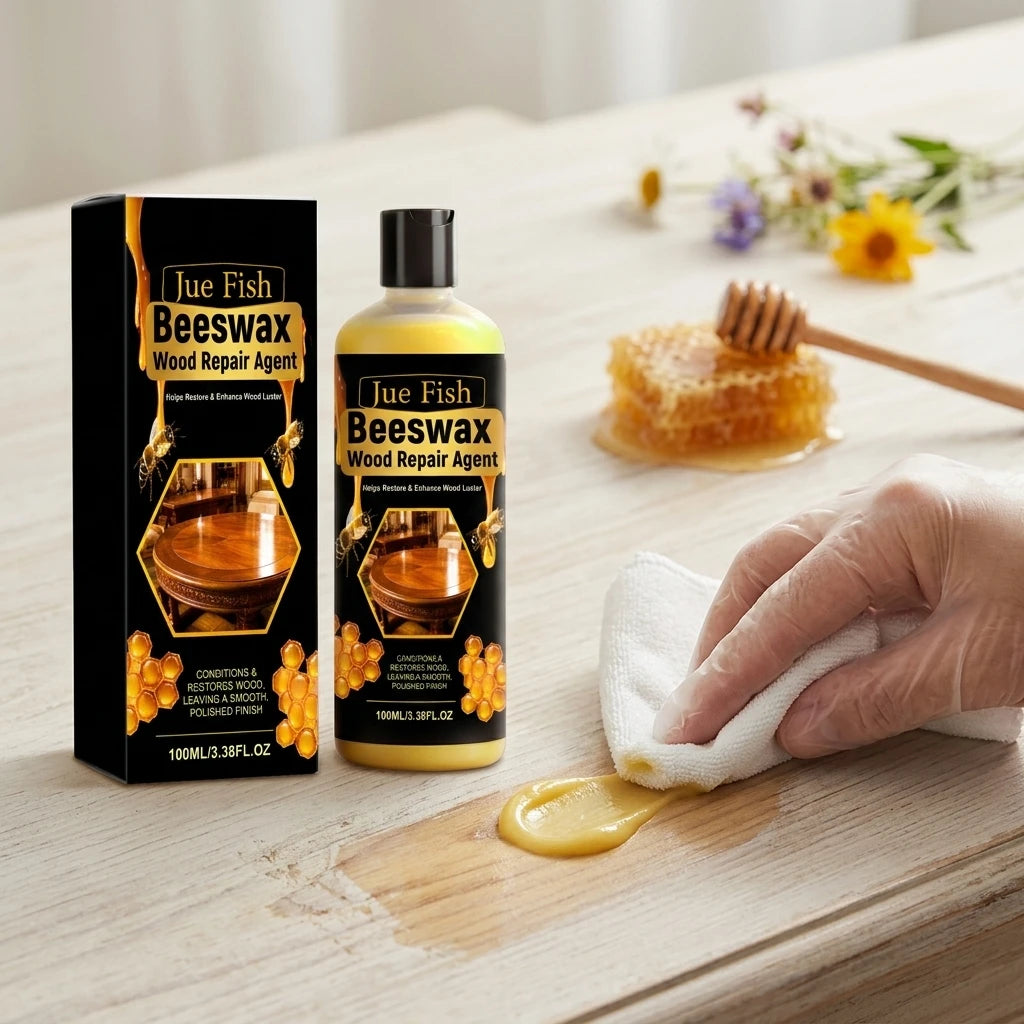 Beeswax Wood Repair Agent Removing Scratches Polishing Restoring Luster Wooden Furniture Maintenance Multi-purpose Wood Care Oil Qme