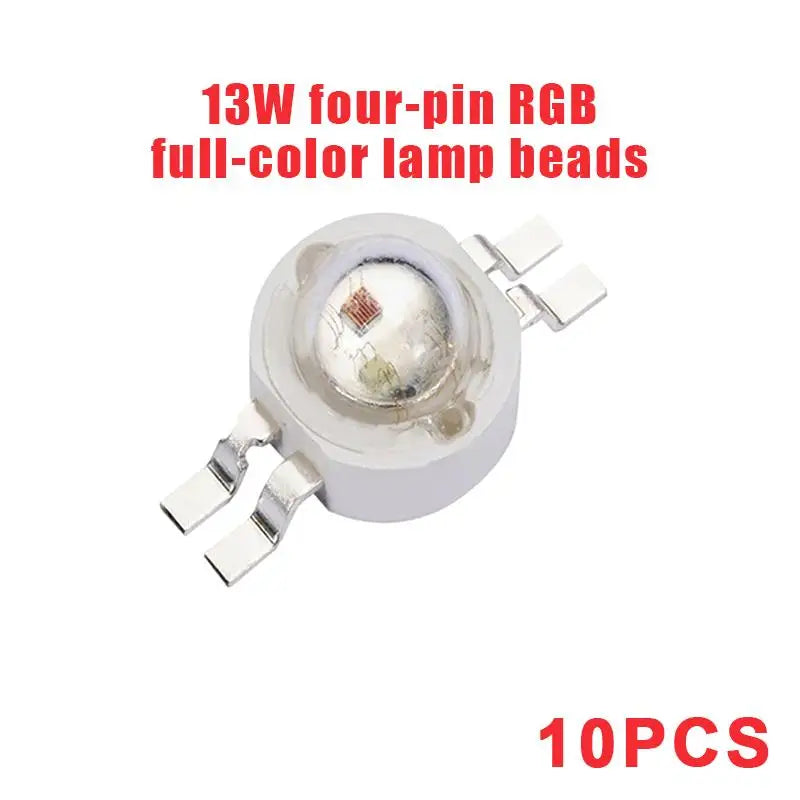 10Pcs High Power 0.5/1/1.5/3W Imitation Lumen LED Lamp Beads With High Brightness For DIY Lighting Flashlight Repairs Qme 3W RGB