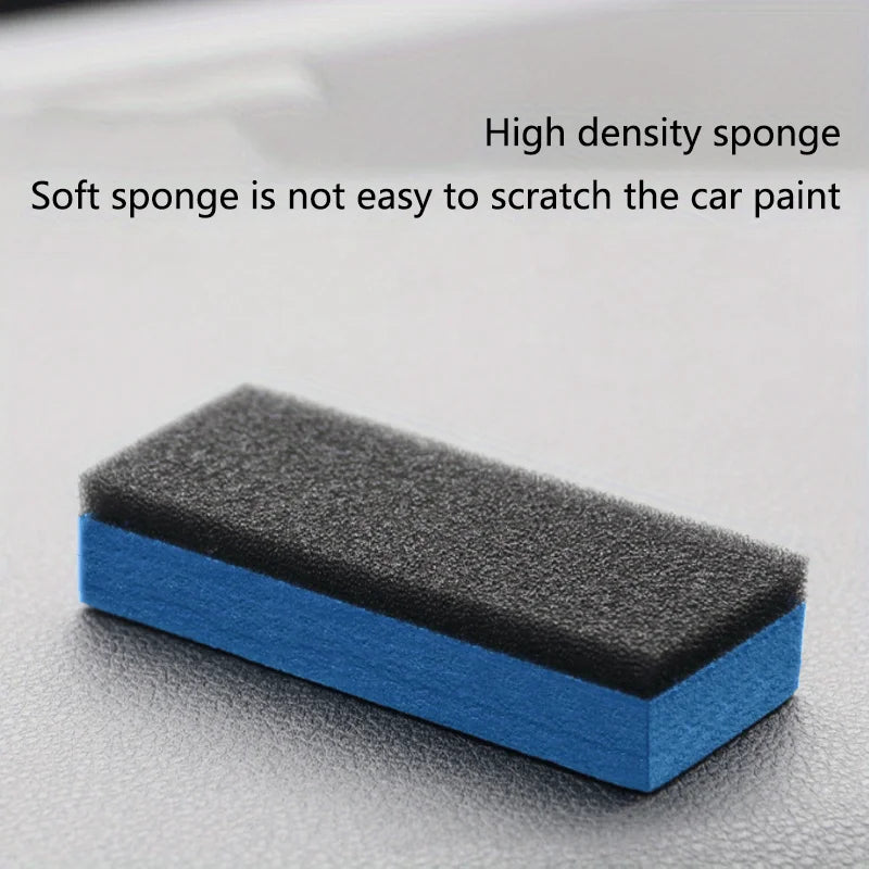 Mini Plated Sponge Applicator Pads - Non-Scratch Soft Polyurethane+ Paint Polish & Wax for Car Detailing, Paint, Qme