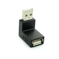 10pcs Mini USB 5Pin Male to USB Female 90 degree Angle Converter Connector data Sync OTG Adapter for Car MP3 MP4 Tablets Phones Qme left