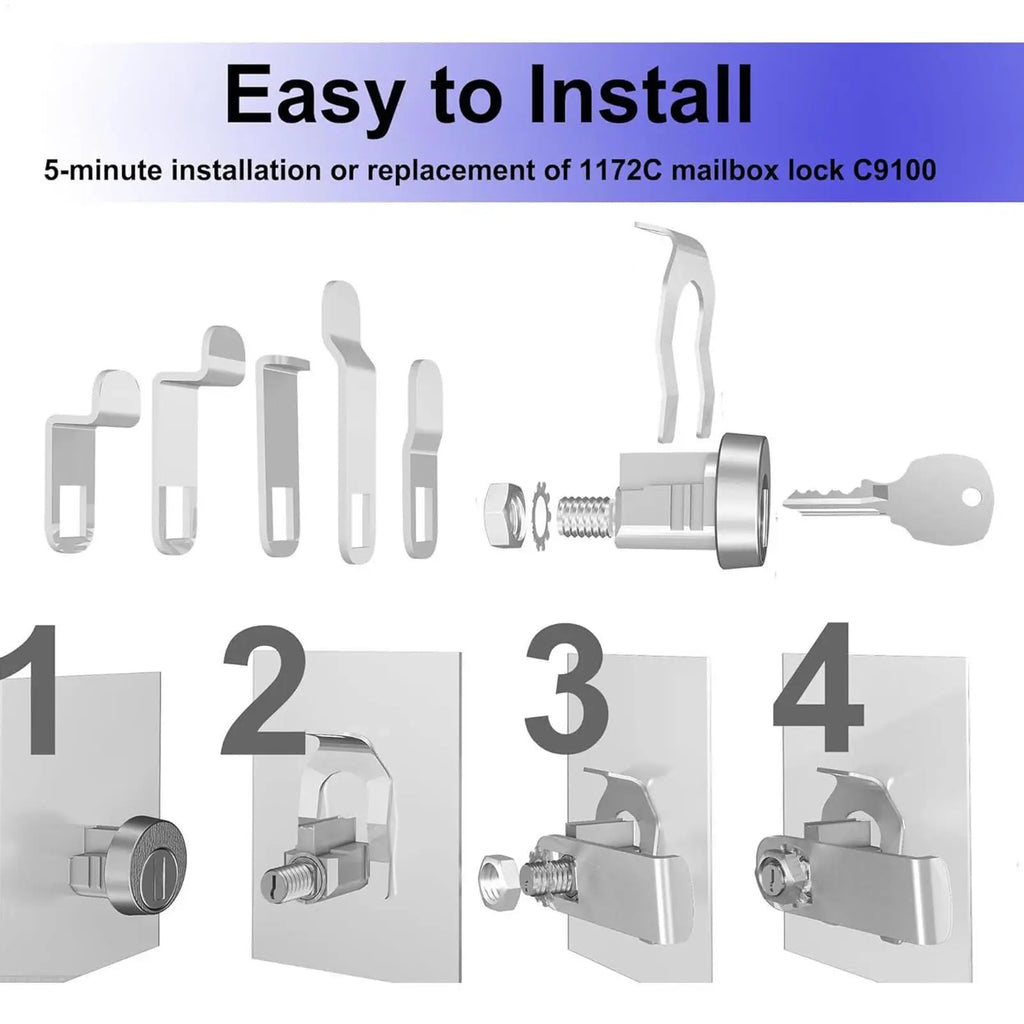 Toolbox Locks Keys Zinc Alloy Mailbox Key Lock Replacement Home Daily Qme