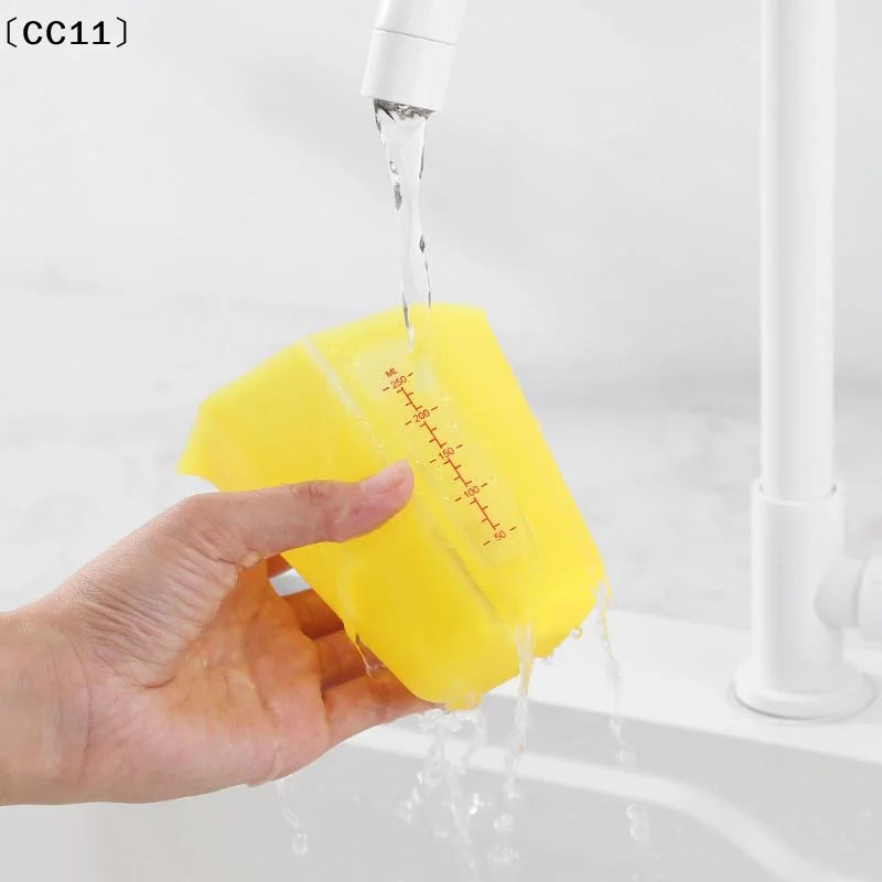 Silicone Measuring Cup Scale Transparent Heat Resistant Soft Baking Qme