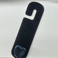 Cute heart-shaped vehicle storage pendant wallet bag, car interior seat backrest storage accessories, SUV sedan universal Qme Black