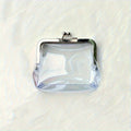 1pc of Retro PVC Coin Wallet, Compact Cosmetic Storage Pouch, Travel Makeup Bag for Ladies And Qme 1pc
